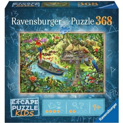 RAVENSBURGER Puzzle enfant  Escape Un safari dans la jungle 368 pi&egrave;ces
