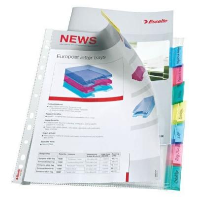 ESSELTE Pochette-intercalaire 8 Touches  Transparent