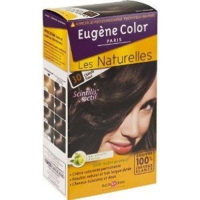 EUGENE COLOR Ch&acirc;tain fonc&eacute; 30, Cr&egrave;me colorante permanente 