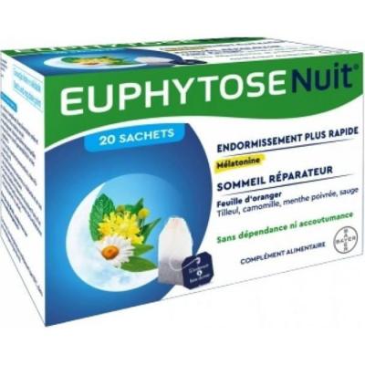 EUPHYTOSE  Nuit A Infuser 20 Sachets  Bayer