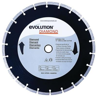 EVOLUTION Lame diamant de scie circulaire pour mat&eacute;riaux durs  &oslash;305 mm