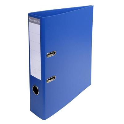 EXACOMPTA Classeur  &agrave; levier 32x29cm PVC Dos 70mm Bleu fonc&eacute;
