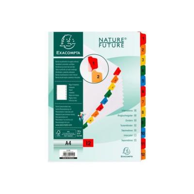 EXACOMPTA  1112E intercalaire Carton Blanc