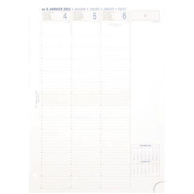  Recharge Exacompta Exatime 29 1 semaine sur 2 pages 2022 Blanc