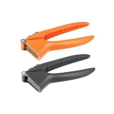 FACKELMANN  25225 Soft Presse-ail Acier Inoxydable/PP/TPR 17 cm, Couleurs Assorties