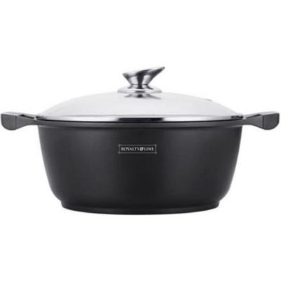 ROYALTY LINE Faitout en fonte 26 cm Noir  RLBS26M