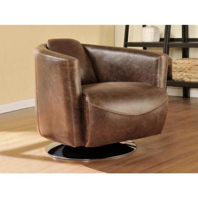 VENTE UNIQUE Vente-unique Fauteuil club 100% cuir vieilli FLORENTIN