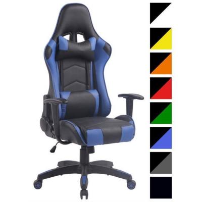  CLP Fauteuil de bureau Miracle V2 Similicuir , Noir / Bleu