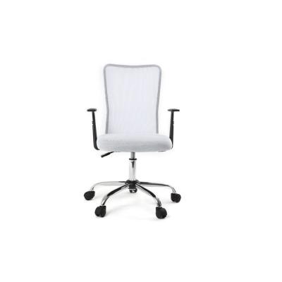 Miliboo Fauteuil de bureau design en mesh blanc PLUZ