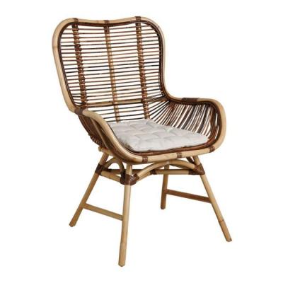 RSD DISTRIB Aubry Gaspard - Fauteuil en rotin croco avec coussin Bontang