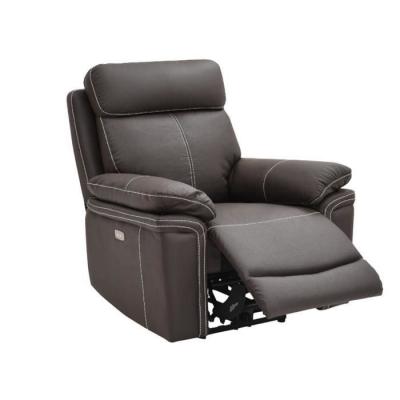 VENTE UNIQUE Vente-unique Fauteuil relax &eacute;lectrique en cuir ISIRIS - Marron