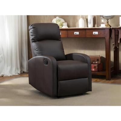 VENTE UNIQUE Vente-unique - Fauteuil Relax en Simili ISAO - Marron