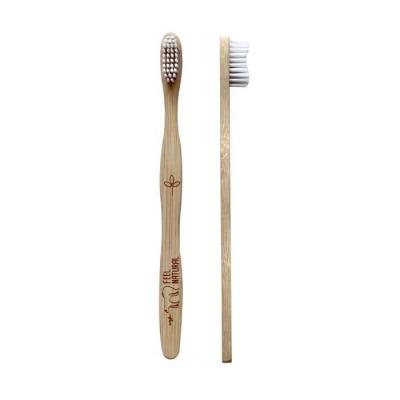 FEEL NATURAL  - Lot de 3 Brosses &agrave; dents en bambou Brosses &agrave; dents &eacute;lectriques 1 pieces unisex
