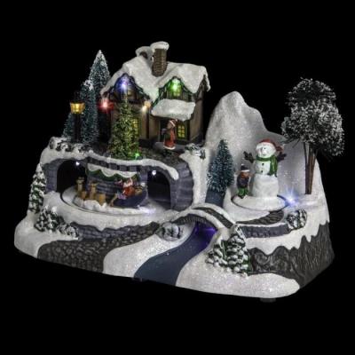 FEERIC LIGHTS & CHRISTMAS Feeric Light & Christmas Village de No&euml;l Lumineux Santa Louisa