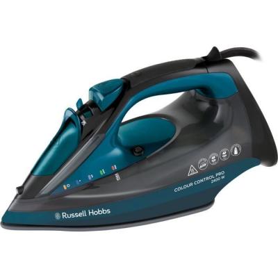 RUSSELL HOBBS Fer a repasser -  - Colour Control Pro Iron - 2400 W - Noir / Bleu
