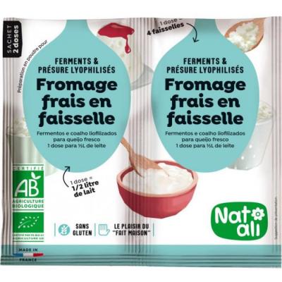 NAT ALI Pr&eacute;paration en poudre pour fromage frais en faisselle Nat-ali
