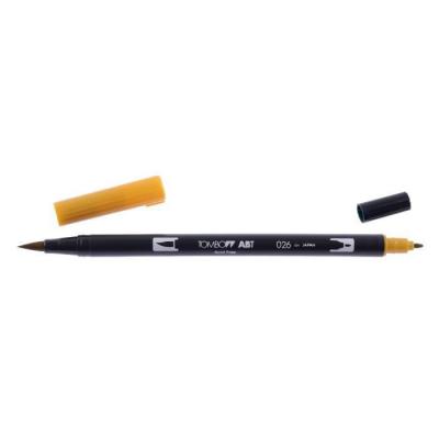 TOMBOW  feutre dual brush pen abt, jaune dor&eacute; (026) abt-026