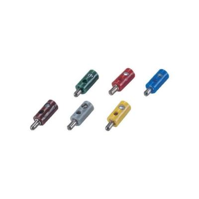 SONSTIGE Fiche banane miniature m&acirc;le 2,6 mm blanche 