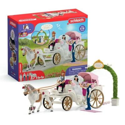 SCHLEICH  Horse Club - Coach de mariage, Jeu v&eacute;hicule
