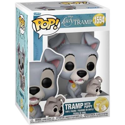FUNKO Figurine  Pop Disney Lady and Trump Disney Trump with puppy