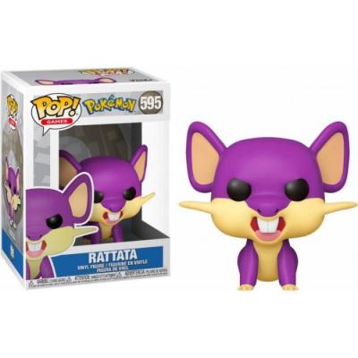  Figurine Funko Pop - Rattata - Pokemon (595) - Pop Games - Fu48398