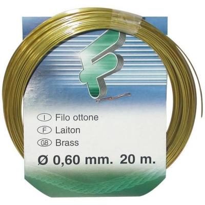  Filomat - Fil laiton 0.6mm rouleau 20m sc