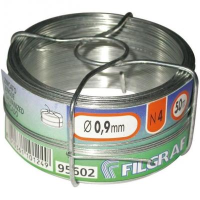 FILGRAF  N&ordm;6 1.1 Mm X 50 M Zinc Plated Wire Argent&eacute;