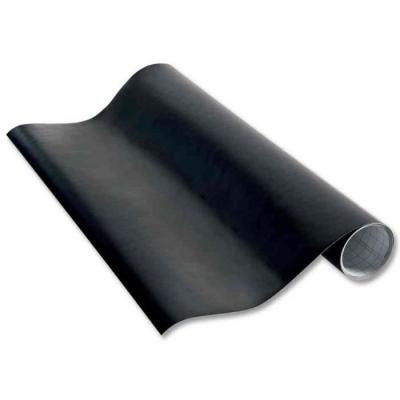 FOLIA   film tableau, en pvc, 450 mm x 2 m, noir, 135 mu noir