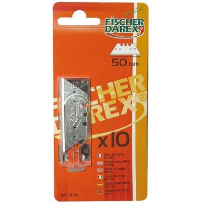 FISCHER DAREX  - Lame trap&egrave;ze 50mm x10 blister