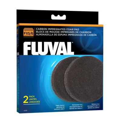 FLUVAL  Fx5/6 Foamex Charbon 3 Pc 