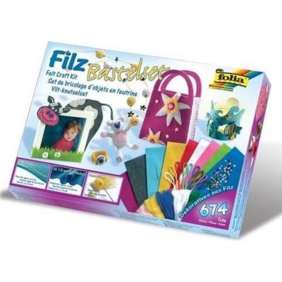  Folia Set Bricolage Sujets Feutrines 674 Pieces