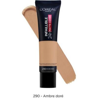 L OREAL Infaillible 32H matte cover foundation #290-golden amber