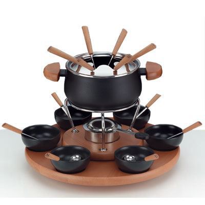 KELA  - Fondue Carrousel Nature 23 pi&egrave;ces