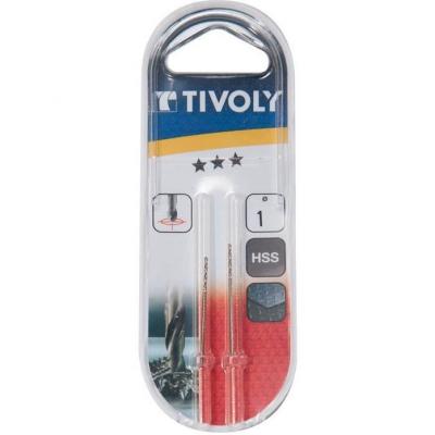 TIVOLY  11436720250 Foret m&eacute;taux TX &Oslash; 2,5 mm blister de 2