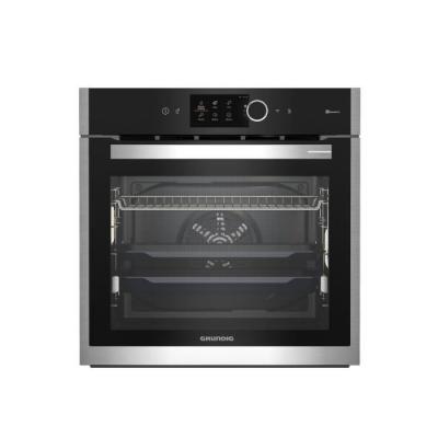 GRUNDIG Four encastrable pyrolyse - GEBM19600BPH - dark inox - porte froide - 71 L