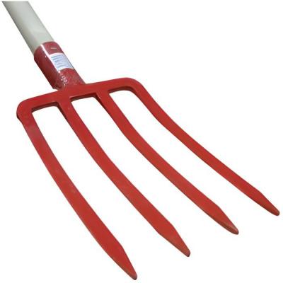 FP Fourche &agrave; b&ecirc;cher 4 dents 25 cm manche pomme