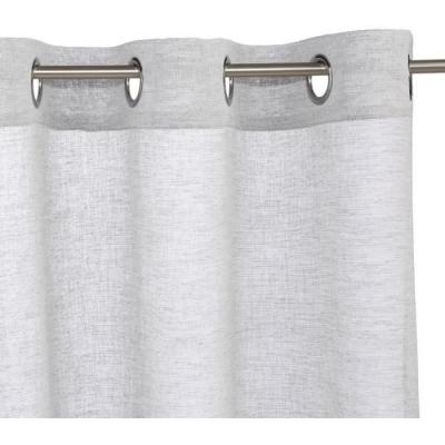 Atmosphera - Voilage gris Fred 140x240 cr&eacute;ateur d'int&eacute;rieur - Gris