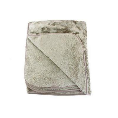 PAS DE MARQUE Amago Couverture extra-douce, Cashmere-Feeling, Taupe, 220 x 240 cm, 40024-71-2040 