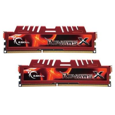 G.SKILL Ripjaws-X - DDR3 - kit - 16 Go: 2 x 8 Go - DIMM 240 broches - 1600 MHz / PC3-12800 - CL10 - 1.5 V - m&eacute;moire sans tampon - non ECC 