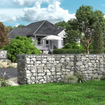 SONGMICS Gabion &agrave; pierre 100 x 50 x 30 cm
