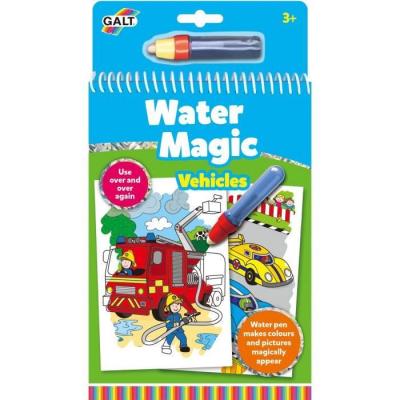 GALT  Carnets de dessins Stylo magique - Water Magic V&eacute;hicules