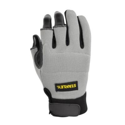 STANLEY Gants  Mitaine performance 3 doigts T10 Gris T10 Gris 10