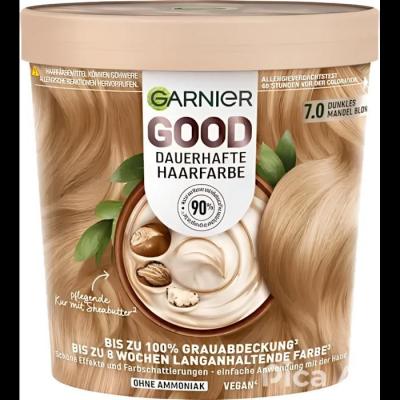 GARNIER  - Coloration Permanente Good - 7.0 Blond Amande Fonc&eacute; 