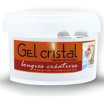 DTM GRAINE CREATIVE 133400 Gel Cristal Pot/2 m&egrave;ches Cire Transparent 9 x 9 x 7 cm