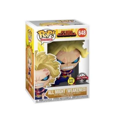 FUNKO Figurine  Pop - My Hero Academia N&deg;648 - All Might (Affaibli) - Brillant Dans Le Noir (44783)