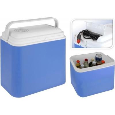 FRIZET R&eacute;frig&eacute;rateur Portable &Eacute;lectrique Excellent 24 L 12 V Bleu Blanc