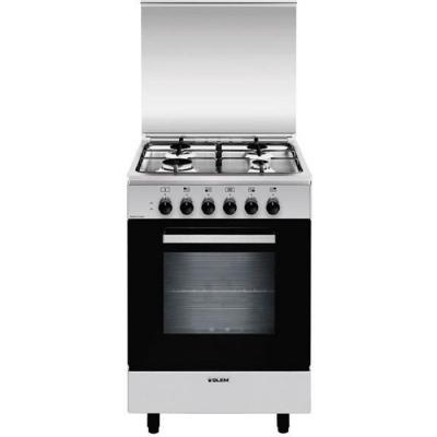 GLEM Cuisini&egrave;re  A554MI6 - Acier inoxydable - Gaz - Moyenne