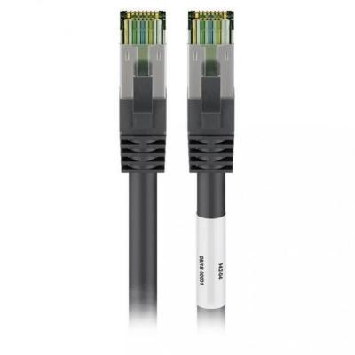 GOOBAY C&acirc;ble ethernet RJ45 Cat 8.1 S/FTP - Noir - 10 m&egrave;tres - 