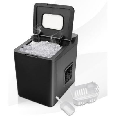  Costway machine a glacons 15 kg/24 h, preparation par 6-13 min, reservoir 1,5 l, machine a glace avec controle de l'ecran led tactile et auto-nettoyage, noir 
