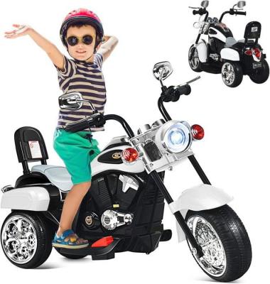 GOPLUS  - Moto Electrique pour Enfants, Vehicule Electrique 6 v a 3 Roues avec Vitesse 2,5-3km/h,Charge 30 kg, Scooter pour Garcons et Filles a partir